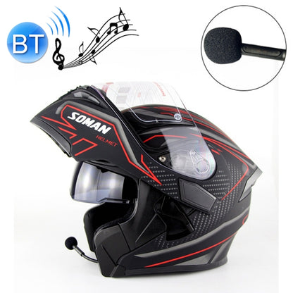 Soman 955 Skyeye Motorcycle Full / Open Face Bluetooth Helmet Headset Full Face, Supports Answer / Hang Up Calls, S, 55-56cm, M, 57-58cm, L, 59-60cm, XL, 61-62cm, XXL, 63-64cm