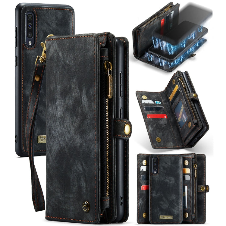 CaseMe-008 Detachable Multifunctional Horizontal Flip Leather Case with Card Slot & Holder & Zipper Wallet & Photo Frame, For Samaung Galaxy A30S／A50S／A50, For Samsung Galaxy A70, For Galaxy S10 5G