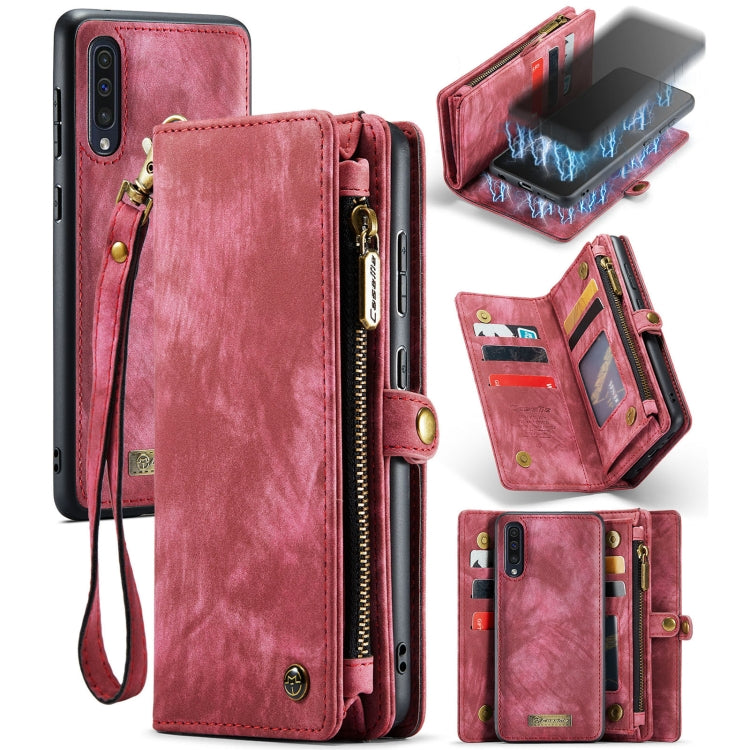 CaseMe-008 Detachable Multifunctional Horizontal Flip Leather Case with Card Slot & Holder & Zipper Wallet & Photo Frame, For Samaung Galaxy A30S／A50S／A50, For Samsung Galaxy A70, For Galaxy S10 5G