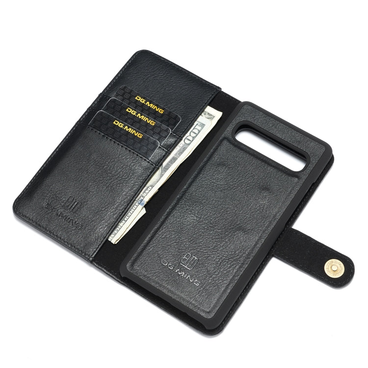 DG.MING Crazy Horse Texture Flip Detachable Magnetic Leather Case with Holder & Card Slots & Wallet, for Galaxy S10 5G, for Galaxy A10, For Galaxy A20 & A30 & M10s, for Galaxy A40, For Galaxy A50 & A30s & A50s, for Galaxy A70