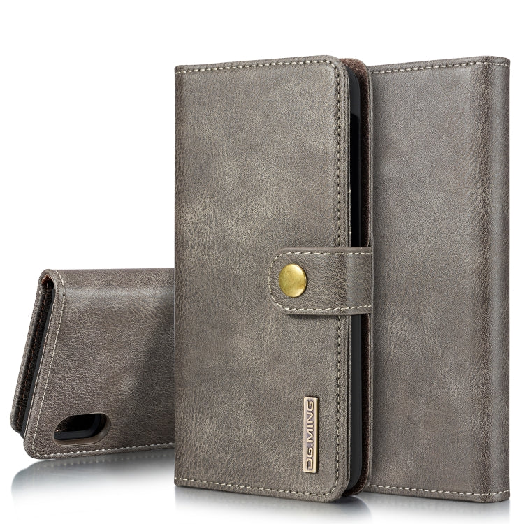 DG.MING Crazy Horse Texture Flip Detachable Magnetic Leather Case with Holder & Card Slots & Wallet, for Galaxy S10 5G, for Galaxy A10, For Galaxy A20 & A30 & M10s, for Galaxy A40, For Galaxy A50 & A30s & A50s, for Galaxy A70