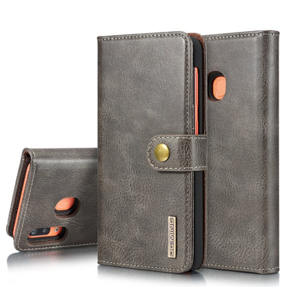 DG.MING Crazy Horse Texture Flip Detachable Magnetic Leather Case with Holder & Card Slots & Wallet, for Galaxy S10 5G, for Galaxy A10, For Galaxy A20 & A30 & M10s, for Galaxy A40, For Galaxy A50 & A30s & A50s, for Galaxy A70