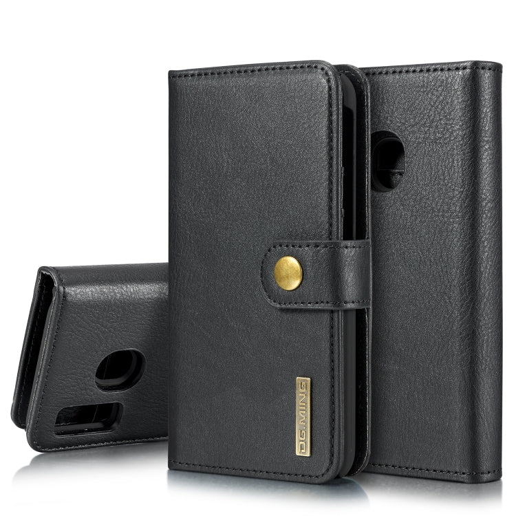 DG.MING Crazy Horse Texture Flip Detachable Magnetic Leather Case with Holder & Card Slots & Wallet, for Galaxy S10 5G, for Galaxy A10, For Galaxy A20 & A30 & M10s, for Galaxy A40, For Galaxy A50 & A30s & A50s, for Galaxy A70