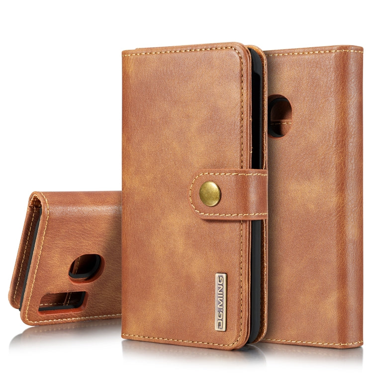 DG.MING Crazy Horse Texture Flip Detachable Magnetic Leather Case with Holder & Card Slots & Wallet, for Galaxy S10 5G, for Galaxy A10, For Galaxy A20 & A30 & M10s, for Galaxy A40, For Galaxy A50 & A30s & A50s, for Galaxy A70