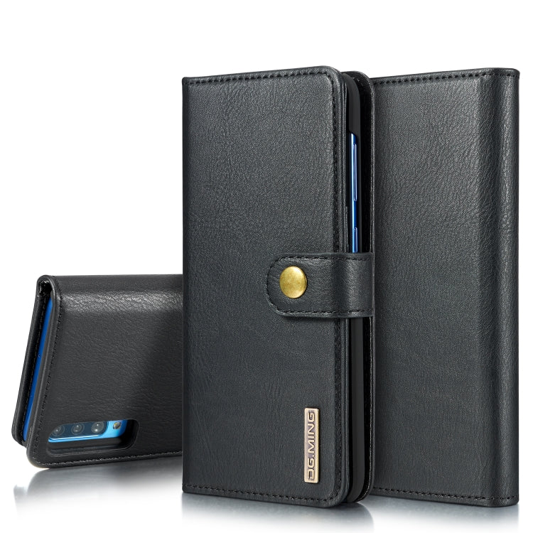 DG.MING Crazy Horse Texture Flip Detachable Magnetic Leather Case with Holder & Card Slots & Wallet, for Galaxy S10 5G, for Galaxy A10, For Galaxy A20 & A30 & M10s, for Galaxy A40, For Galaxy A50 & A30s & A50s, for Galaxy A70