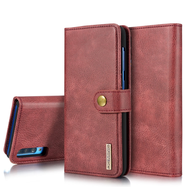 DG.MING Crazy Horse Texture Flip Detachable Magnetic Leather Case with Holder & Card Slots & Wallet, for Galaxy S10 5G, for Galaxy A10, For Galaxy A20 & A30 & M10s, for Galaxy A40, For Galaxy A50 & A30s & A50s, for Galaxy A70