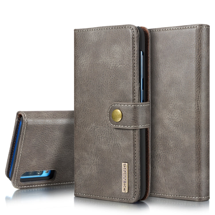 DG.MING Crazy Horse Texture Flip Detachable Magnetic Leather Case with Holder & Card Slots & Wallet, for Galaxy S10 5G, for Galaxy A10, For Galaxy A20 & A30 & M10s, for Galaxy A40, For Galaxy A50 & A30s & A50s, for Galaxy A70