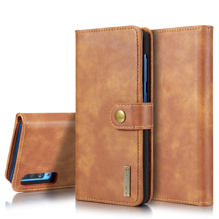 DG.MING Crazy Horse Texture Flip Detachable Magnetic Leather Case with Holder & Card Slots & Wallet, for Galaxy S10 5G, for Galaxy A10, For Galaxy A20 & A30 & M10s, for Galaxy A40, For Galaxy A50 & A30s & A50s, for Galaxy A70