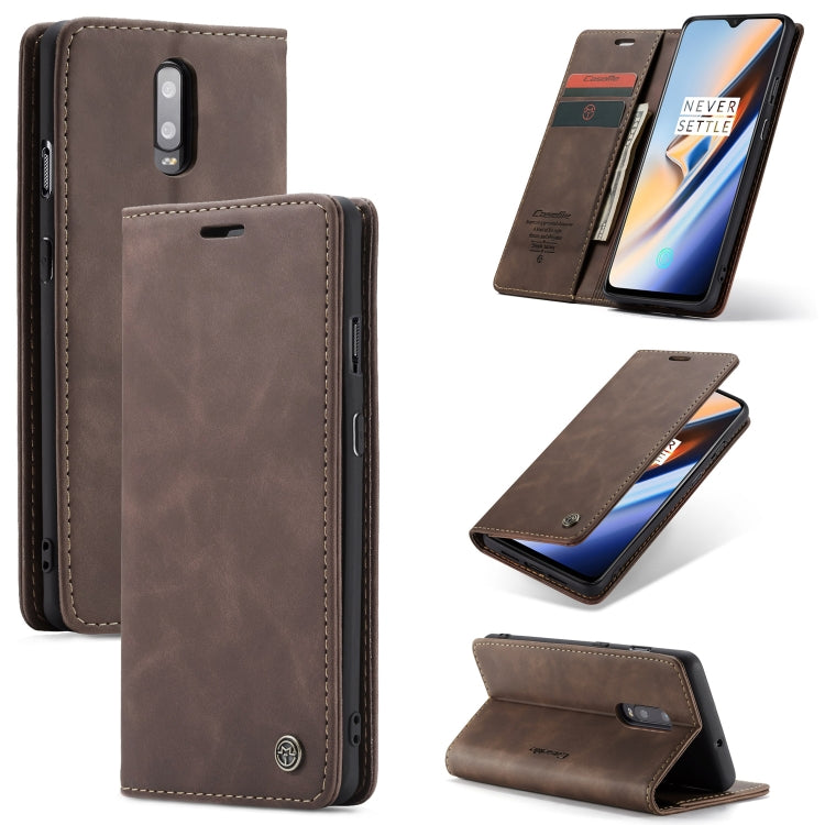 CaseMe-013 Multi-functional Retro Frosted Horizontal Flip Leather Case with Card Slot & Holder & Wallet, For OnePlus 7, For OnePlus 7 Pro, For Xiaomi Mi 9, For Xiaomi Mi 9T Pro / Redmi K20 Pro / Xiaomi Mi 9T / Redmi K20, For Galaxy A20e