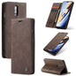 CaseMe-013 Multi-functional Retro Frosted Horizontal Flip Leather Case with Card Slot & Holder & Wallet, For OnePlus 7, For OnePlus 7 Pro, For Xiaomi Mi 9, For Xiaomi Mi 9T Pro / Redmi K20 Pro / Xiaomi Mi 9T / Redmi K20, For Galaxy A20e