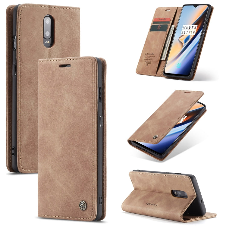 CaseMe-013 Multi-functional Retro Frosted Horizontal Flip Leather Case with Card Slot & Holder & Wallet, For OnePlus 7, For OnePlus 7 Pro, For Xiaomi Mi 9, For Xiaomi Mi 9T Pro / Redmi K20 Pro / Xiaomi Mi 9T / Redmi K20, For Galaxy A20e