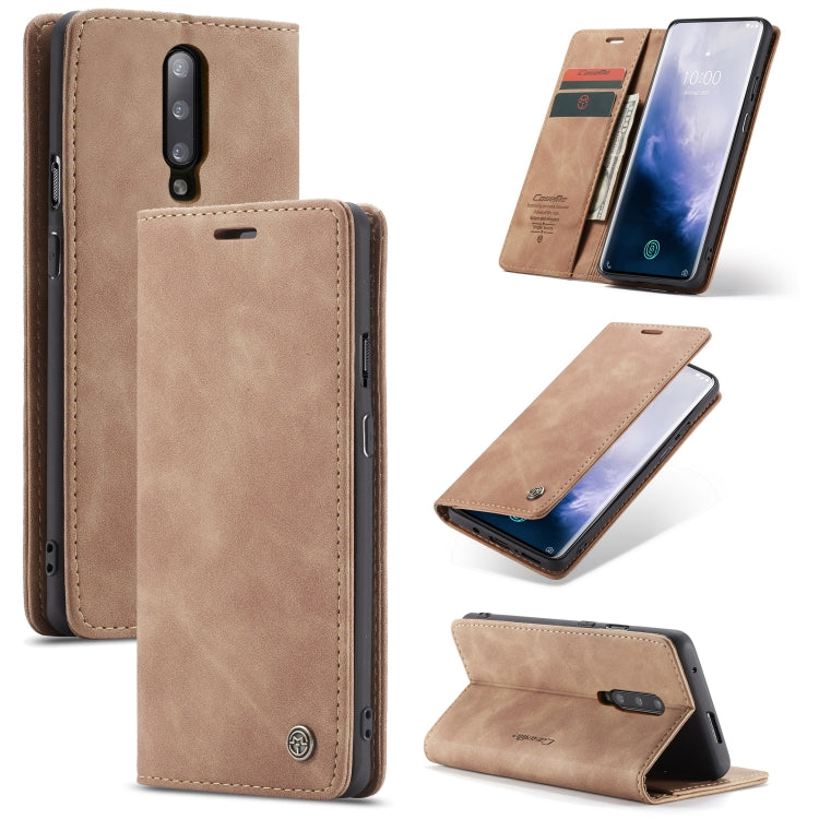 CaseMe-013 Multi-functional Retro Frosted Horizontal Flip Leather Case with Card Slot & Holder & Wallet, For OnePlus 7, For OnePlus 7 Pro, For Xiaomi Mi 9, For Xiaomi Mi 9T Pro / Redmi K20 Pro / Xiaomi Mi 9T / Redmi K20, For Galaxy A20e