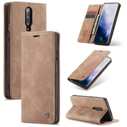 CaseMe-013 Multi-functional Retro Frosted Horizontal Flip Leather Case with Card Slot & Holder & Wallet, For OnePlus 7, For OnePlus 7 Pro, For Xiaomi Mi 9, For Xiaomi Mi 9T Pro / Redmi K20 Pro / Xiaomi Mi 9T / Redmi K20, For Galaxy A20e