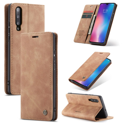 CaseMe-013 Multi-functional Retro Frosted Horizontal Flip Leather Case with Card Slot & Holder & Wallet, For OnePlus 7, For OnePlus 7 Pro, For Xiaomi Mi 9, For Xiaomi Mi 9T Pro / Redmi K20 Pro / Xiaomi Mi 9T / Redmi K20, For Galaxy A20e