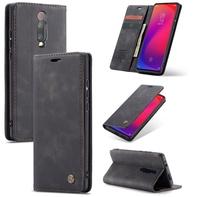 CaseMe-013 Multi-functional Retro Frosted Horizontal Flip Leather Case with Card Slot & Holder & Wallet, For OnePlus 7, For OnePlus 7 Pro, For Xiaomi Mi 9, For Xiaomi Mi 9T Pro / Redmi K20 Pro / Xiaomi Mi 9T / Redmi K20, For Galaxy A20e