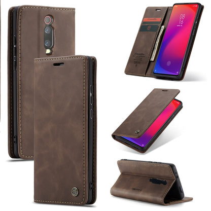 CaseMe-013 Multi-functional Retro Frosted Horizontal Flip Leather Case with Card Slot & Holder & Wallet, For OnePlus 7, For OnePlus 7 Pro, For Xiaomi Mi 9, For Xiaomi Mi 9T Pro / Redmi K20 Pro / Xiaomi Mi 9T / Redmi K20, For Galaxy A20e