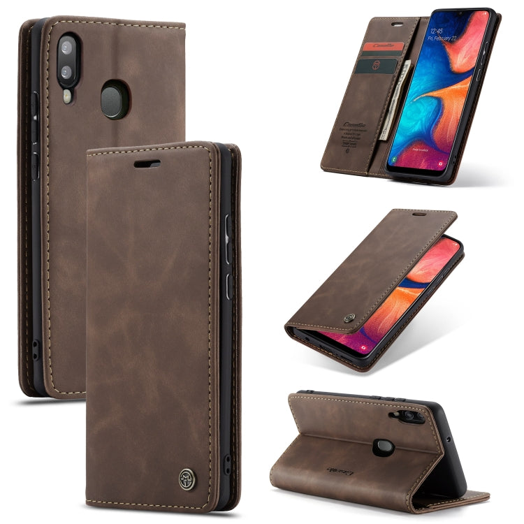 CaseMe-013 Multi-functional Retro Frosted Horizontal Flip Leather Case with Card Slot & Holder & Wallet, For OnePlus 7, For OnePlus 7 Pro, For Xiaomi Mi 9, For Xiaomi Mi 9T Pro / Redmi K20 Pro / Xiaomi Mi 9T / Redmi K20, For Galaxy A20e