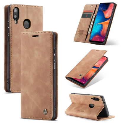 CaseMe-013 Multi-functional Retro Frosted Horizontal Flip Leather Case with Card Slot & Holder & Wallet, For OnePlus 7, For OnePlus 7 Pro, For Xiaomi Mi 9, For Xiaomi Mi 9T Pro / Redmi K20 Pro / Xiaomi Mi 9T / Redmi K20, For Galaxy A20e