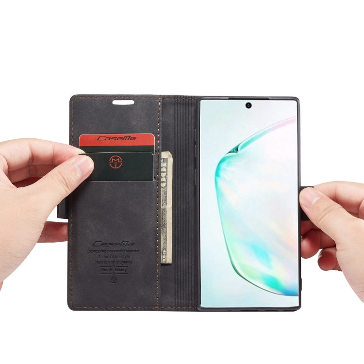 CaseMe-013 Multifunctional Horizontal Flip Leather Case with Card Slot & Holder, For Galaxy A80 / A90, For Galaxy Note 10