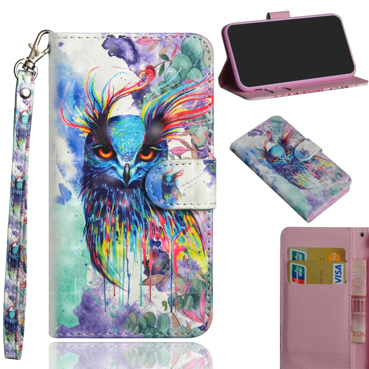 3D Painting Pattern Horizontal Flip TPU + PU Leather Case with Holder & Card Slots & Wallet, For Galaxy A10, For Galaxy A10e, For Galaxy A20 / Galaxy A30, For Galaxy A20e, For Galaxy A40, For Galaxy A50, For Galaxy A70