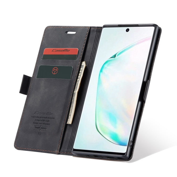 CaseMe-013 Multifunctional Horizontal Flip Leather Case with Card Slot & Holder & Wallet for Galaxy Note 10+, For Galaxy Note 10+