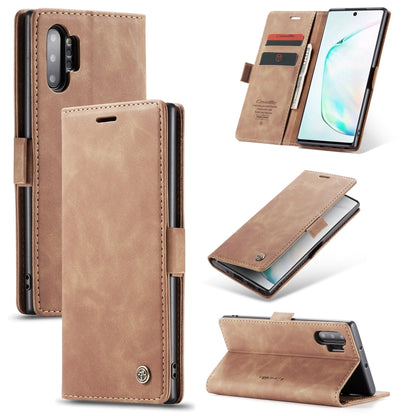 CaseMe-013 Multifunctional Horizontal Flip Leather Case with Card Slot & Holder & Wallet for Galaxy Note 10+, For Galaxy Note 10+
