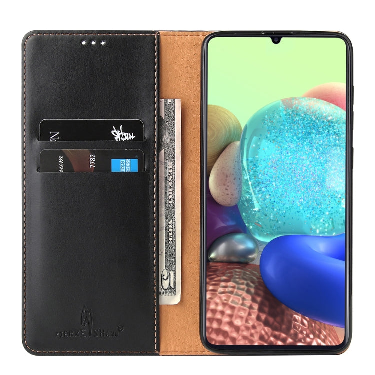 Fierre Shann PU Genuine Leather Texture Horizontal Flip Leather Case with Holder & Card Slots & Wallet, For Samsung Galaxy A21s, For Samsung Galaxy A31, For Samsung Galaxy A51 5G, For Samsung Galaxy A71 5G, For Samsung Galaxy M11�����������������������...