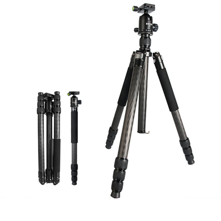 BEXIN W324C G44 Carbon Fiber Tripod Stable Shooting Camera for Vdeo Point Dslr Camera