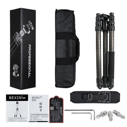 BEXIN W324C G44 Carbon Fiber Tripod Stable Shooting Camera for Vdeo Point Dslr Camera