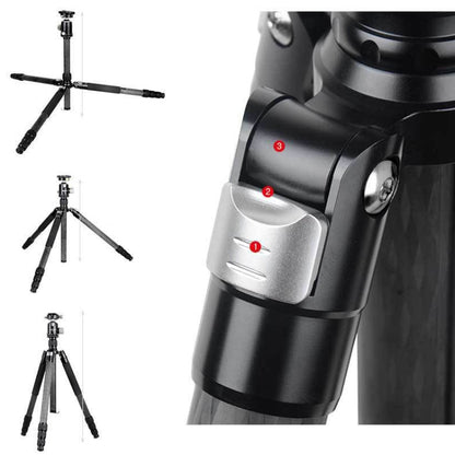 BEXIN W324C M44 Carbon Fiber Tripod Stable Shooting Camera for Vdeo Point Dslr Camera
