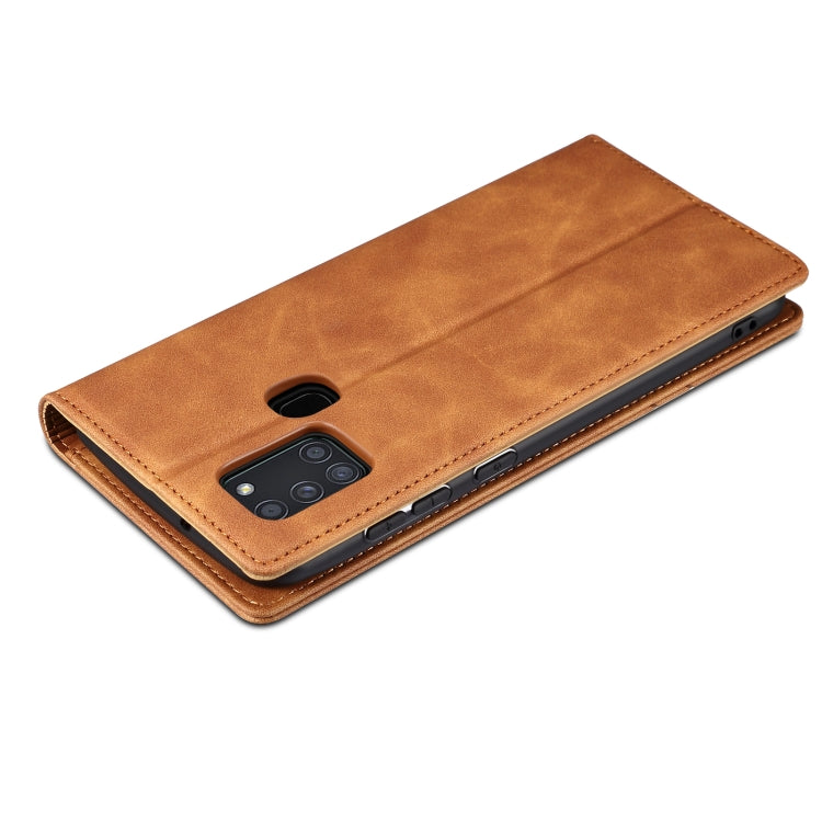 GUSSIM GS-001 Business Style Horizontal Flip Skin Feel PU Leather Case with Holder & Card Slots & Wallet & Photo Frame, For Samsung Galaxy A21s, For Samsung Galaxy A31, For Samsung Galaxy A41, For Samsung Galaxy A50, For Samsung Galaxy A51�������������...
