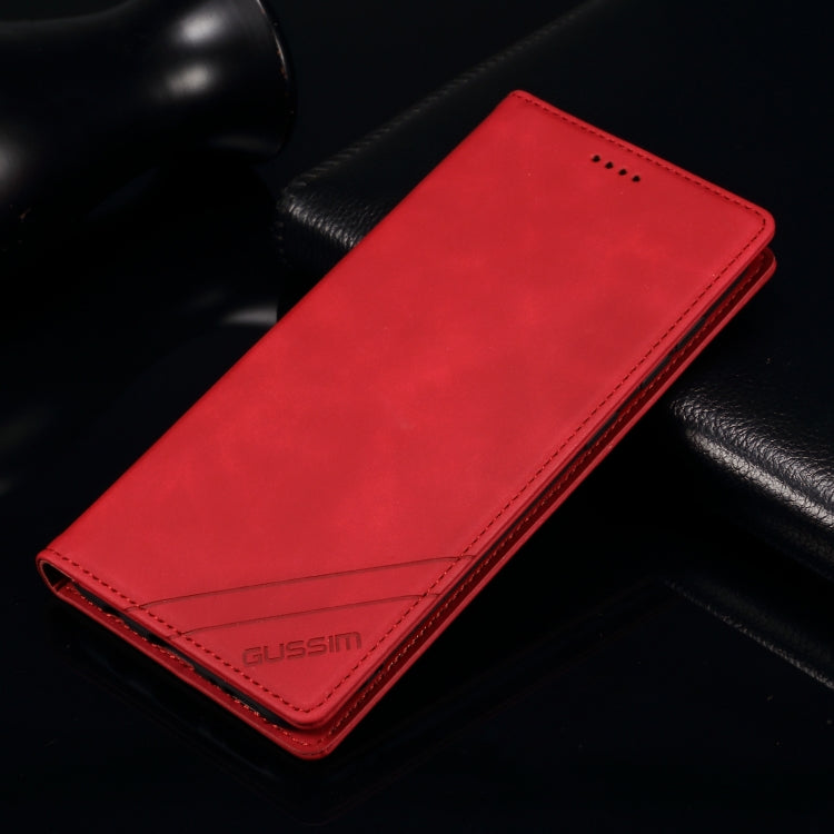 GUSSIM GS-001 Business Style Horizontal Flip Skin Feel PU Leather Case with Holder & Card Slots & Wallet & Photo Frame, For Samsung Galaxy A21s, For Samsung Galaxy A31, For Samsung Galaxy A41, For Samsung Galaxy A50, For Samsung Galaxy A51�������������...