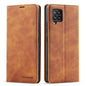 Forwenw Dream Series Oil Edge Strong Magnetism Horizontal Flip Leather Case with Holder & Card Slots & Wallet & Photo Frame, For Samsung Galaxy A42 5G