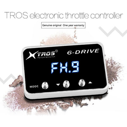 TROS TS-6Drive Potent Booster Electronic Throttle Controller, For Honda Acura MDX 2013-, For Honda Acura TLX 2014-, For Honda Acura RDX 2007-2012, For Honda Acura RDX 2013-, For Chrysler  200 2011-2014, For Chrysler 200 2015-, For Chrysler Aspen 2007-2...