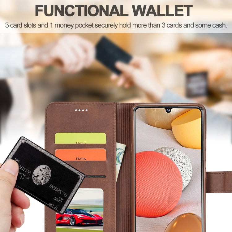 LC.IMEEKE Calf Texture Horizontal Flip Leather Case with Holder & Card Slots & Wallet, For Samsung Galaxy A42 5G, For Samsung Galaxy S21 5G, For Samsung Galaxy S21+ 5G, For Samsung Galaxy S21 Ultra 5G, For Xiaomi Mi 10 5G / Mi 10T Pro 5G���������������...