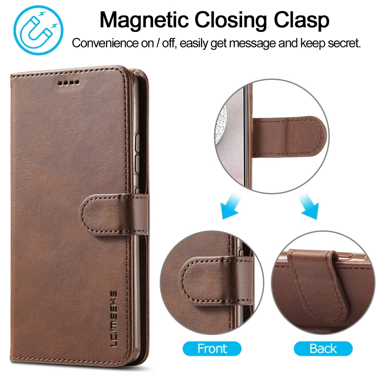 LC.IMEEKE Calf Texture Horizontal Flip Leather Case with Holder & Card Slots & Wallet, For Samsung Galaxy A42 5G, For Samsung Galaxy S21 5G, For Samsung Galaxy S21+ 5G, For Samsung Galaxy S21 Ultra 5G, For Xiaomi Mi 10 5G / Mi 10T Pro 5G���������������...