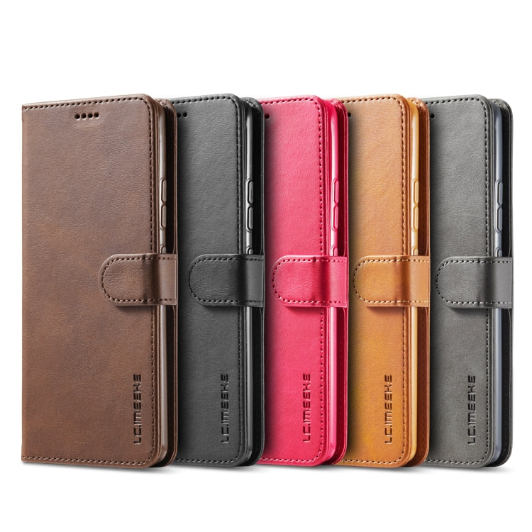 LC.IMEEKE Calf Texture Horizontal Flip Leather Case with Holder & Card Slots & Wallet, For Samsung Galaxy A42 5G, For Samsung Galaxy S21 5G, For Samsung Galaxy S21+ 5G, For Samsung Galaxy S21 Ultra 5G, For Xiaomi Mi 10 5G / Mi 10T Pro 5G���������������...