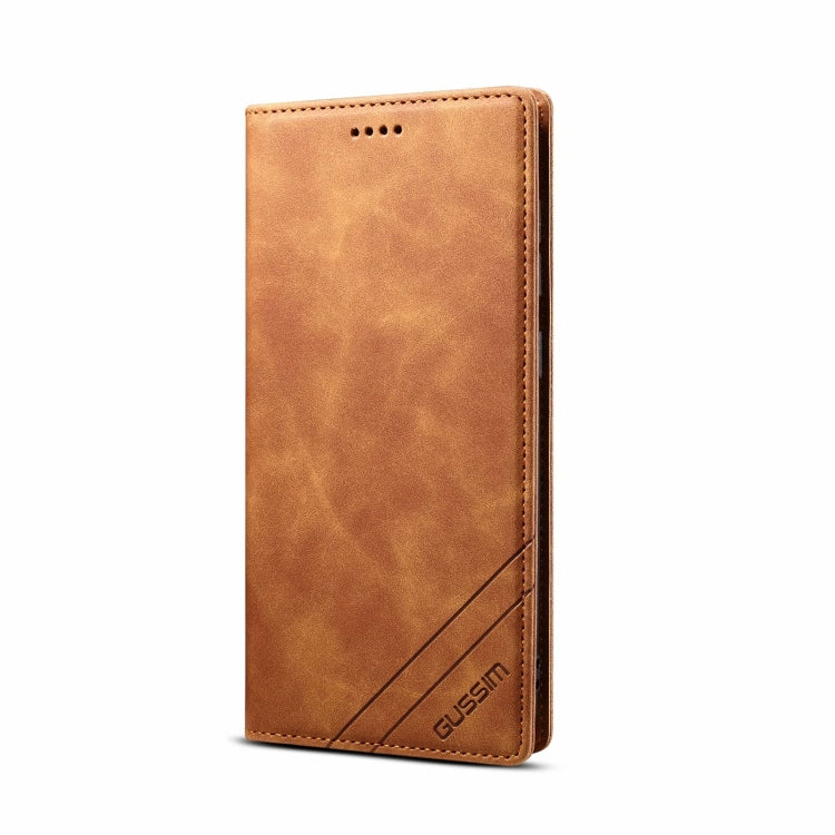 GUSSIM GS-001 Business Style Horizontal Flip Skin Feel PU Leather Case with Holder & Card Slots & Wallet & Photo Frame, For Samsung Galaxy A11, For Samsung Galaxy M11, For Samsung Galaxy A20e, For Samsung Galaxy A21, For Samsung Galaxy S20 FE