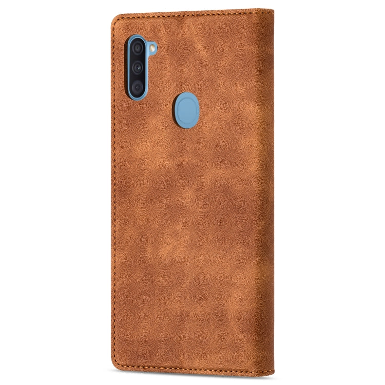 GUSSIM GS-001 Business Style Horizontal Flip Skin Feel PU Leather Case with Holder & Card Slots & Wallet & Photo Frame, For Samsung Galaxy A11, For Samsung Galaxy M11, For Samsung Galaxy A20e, For Samsung Galaxy A21, For Samsung Galaxy S20 FE