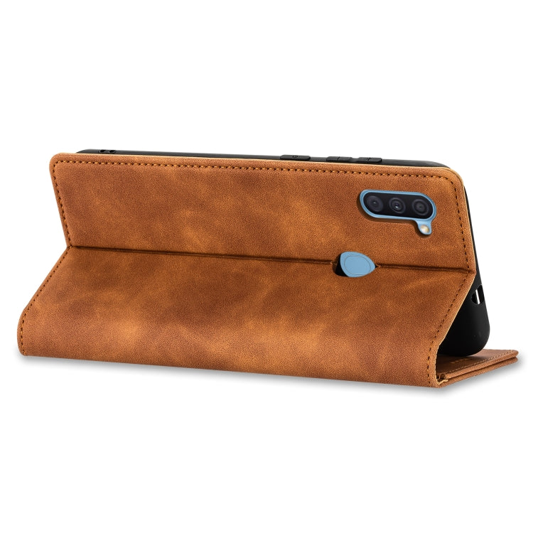 GUSSIM GS-001 Business Style Horizontal Flip Skin Feel PU Leather Case with Holder & Card Slots & Wallet & Photo Frame, For Samsung Galaxy A11, For Samsung Galaxy M11, For Samsung Galaxy A20e, For Samsung Galaxy A21, For Samsung Galaxy S20 FE