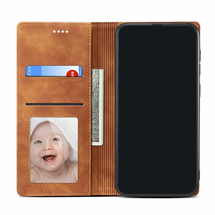 GUSSIM GS-001 Business Style Horizontal Flip Skin Feel PU Leather Case with Holder & Card Slots & Wallet & Photo Frame, For Samsung Galaxy A11, For Samsung Galaxy M11, For Samsung Galaxy A20e, For Samsung Galaxy A21, For Samsung Galaxy S20 FE