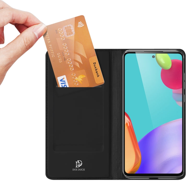 DUX DUCIS Skin Pro Series Horizontal Flip PU + TPU Leather Case, with Holder & Card Slots, For Samsung Galaxy A32 5G / M32 5G, For Samsung Galaxy A52s / A52 5G / 4G, For Samsung Galaxy A72 5G / 4G