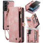 CaseMe Detachable Multifunctional Horizontal Flip Leather Case, with Card Slot & Holder & Zipper Wallet & Photo Frame, For Samsung Galaxy S21 5G, For Samsung Galaxy S21+ 5G, For Samsung Galaxy S21 Ultra 5G