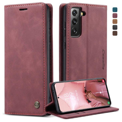 CaseMe 013 Multifunctional Horizontal Flip Leather Case with Holder & Card Slot & Wallet, For Samsung Galaxy S21 5G, For Samsung Galaxy S21+ 5G, For Samsung Galaxy S21 Ultra 5G