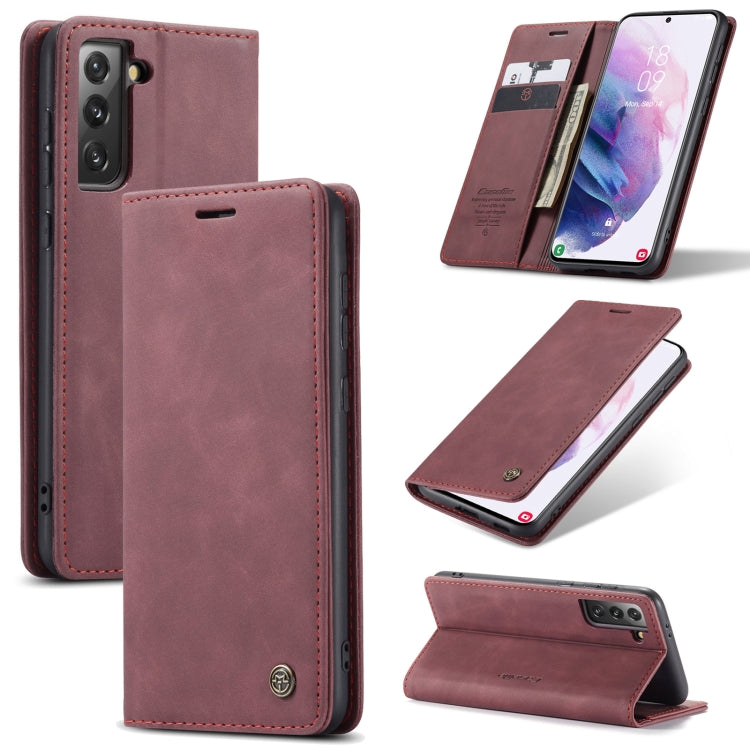 CaseMe 013 Multifunctional Horizontal Flip Leather Case with Holder & Card Slot & Wallet, For Samsung Galaxy S21 5G, For Samsung Galaxy S21+ 5G, For Samsung Galaxy S21 Ultra 5G