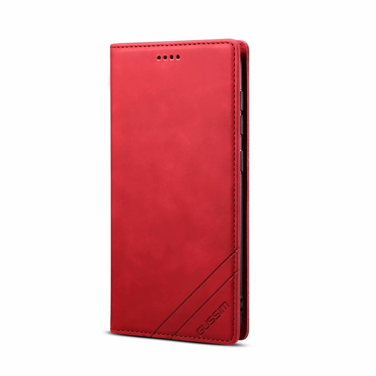 GUSSIM GS-001 Business Style Horizontal Flip Skin Feel PU Leather Case with Holder & Card Slots & Wallet & Photo Frame, For Samsung Galaxy A11 / M11, For Samsung Galaxy A20e, For Samsung Galaxy A21, For Samsung Galaxy S20 FE