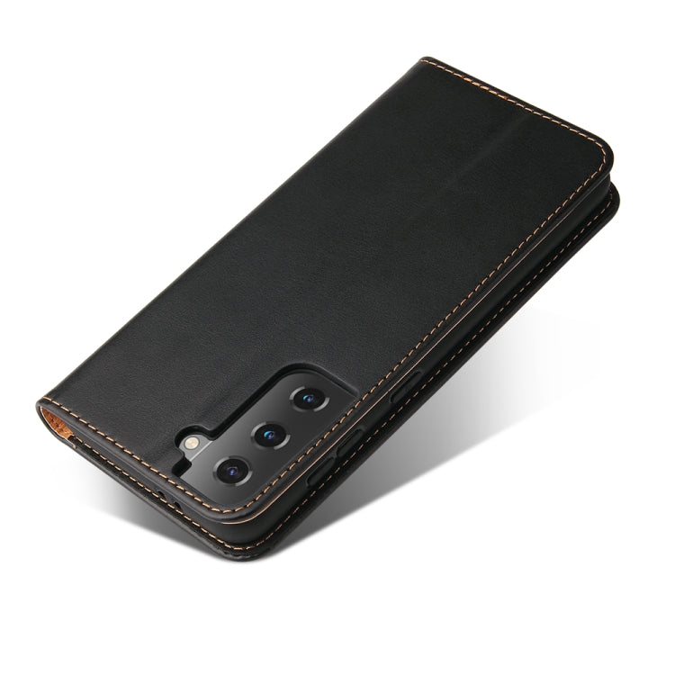 Fierre Shann PU Genuine Leather Texture Horizontal Flip Leather Case with Holder & Card Slots & Wallet, For Huawei Mate 40 Pro, For Huawei Mate 40, For Samsung Galaxy S21 5G, For Samsung Galaxy S21+ 5G, For Samsung Galaxy S21 Ultra 5G������������������...