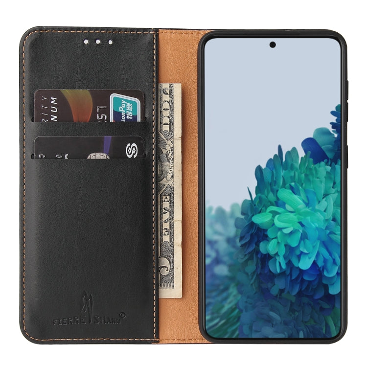 Fierre Shann PU Genuine Leather Texture Horizontal Flip Leather Case with Holder & Card Slots & Wallet, For Huawei Mate 40 Pro, For Huawei Mate 40, For Samsung Galaxy S21 5G, For Samsung Galaxy S21+ 5G, For Samsung Galaxy S21 Ultra 5G������������������...