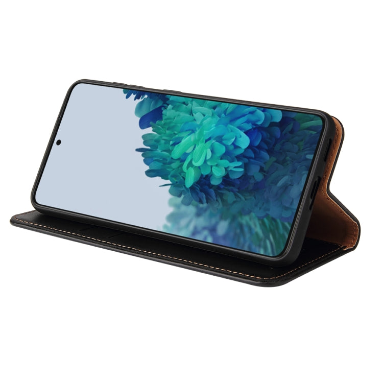 Fierre Shann PU Genuine Leather Texture Horizontal Flip Leather Case with Holder & Card Slots & Wallet, For Huawei Mate 40 Pro, For Huawei Mate 40, For Samsung Galaxy S21 5G, For Samsung Galaxy S21+ 5G, For Samsung Galaxy S21 Ultra 5G������������������...