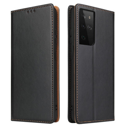 Fierre Shann PU Genuine Leather Texture Horizontal Flip Leather Case with Holder & Card Slots & Wallet, For Huawei Mate 40 Pro, For Huawei Mate 40, For Samsung Galaxy S21 5G, For Samsung Galaxy S21+ 5G, For Samsung Galaxy S21 Ultra 5G������������������...